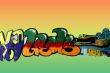 Graffiti isolated