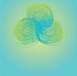 Neon lights  graphic design abstract background.