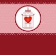 Heart in cage - vector