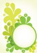 Vintage vector frame on  beautiful background