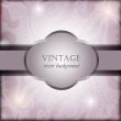 Vintage vector frame on  beautiful background