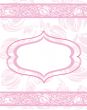 Vintage vector frame on  beautiful background