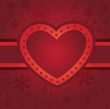 Cute vector background with vintage hearts