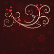 Christmas background with holly berry leaves on dark green background