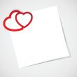 Cute vector background with vintage hearts