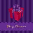 Christmas card with holiday elements.