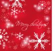Christmas card with holiday elements.