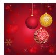 Christmas card with holiday elements.