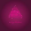 Christmas background with Christmas tree, vector illustration.
