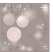 Christmas card with holiday elements.