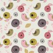 Vintage seamless background with birds