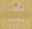 Vintage vector frame on  beautiful background