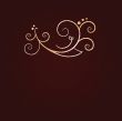 Vintage vector frame on  beautiful background