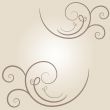 Vintage vector frame on  beautiful background