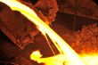 Pouring of liquid metal 