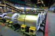rolls of steel sheet in a plant