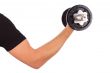 Arm and dumbbell