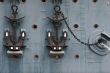 Anchors on the cruiser Aurora.