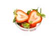 Fresh strawberry isolated on white background