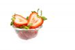 Fresh strawberry isolated on white background