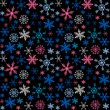 seamless pattern with snowflakes