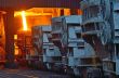 steel buckets to transport the molten metal