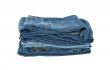 blue jeans fashion isolated white background