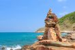 Stack of stones  near the sea