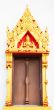 wooden carving thai temple