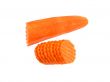  carrot slice isolated on white background