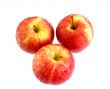 red apples isolated on white background