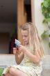  Little girl cutting paper