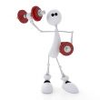 3d person athlete.