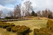 Park in front of the castle Hluboka nad Vltavou. Czech Republic