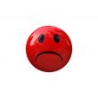 Smiley sad red