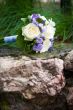 Wedding bouquet with yellow roses