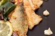 Fried perch fillets with potatoes