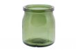 Green glass jar