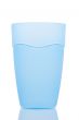 Blue plastic glass