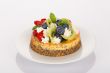Cheesecake, strawberry, blueberry and kiwi