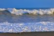  waves on ocean coast