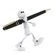 The 3D little man with a pen.