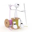 The 3D little man with a needle.