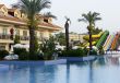 Resort at coast of Mediterranean sea.