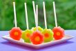 fruit pops of melon and watermelon