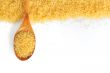 spoon and cane sugar