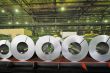 rolls of steel sheet