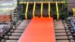 hot steel on conveyor