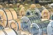 rolls of steel sheet