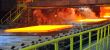hot steel on conveyor